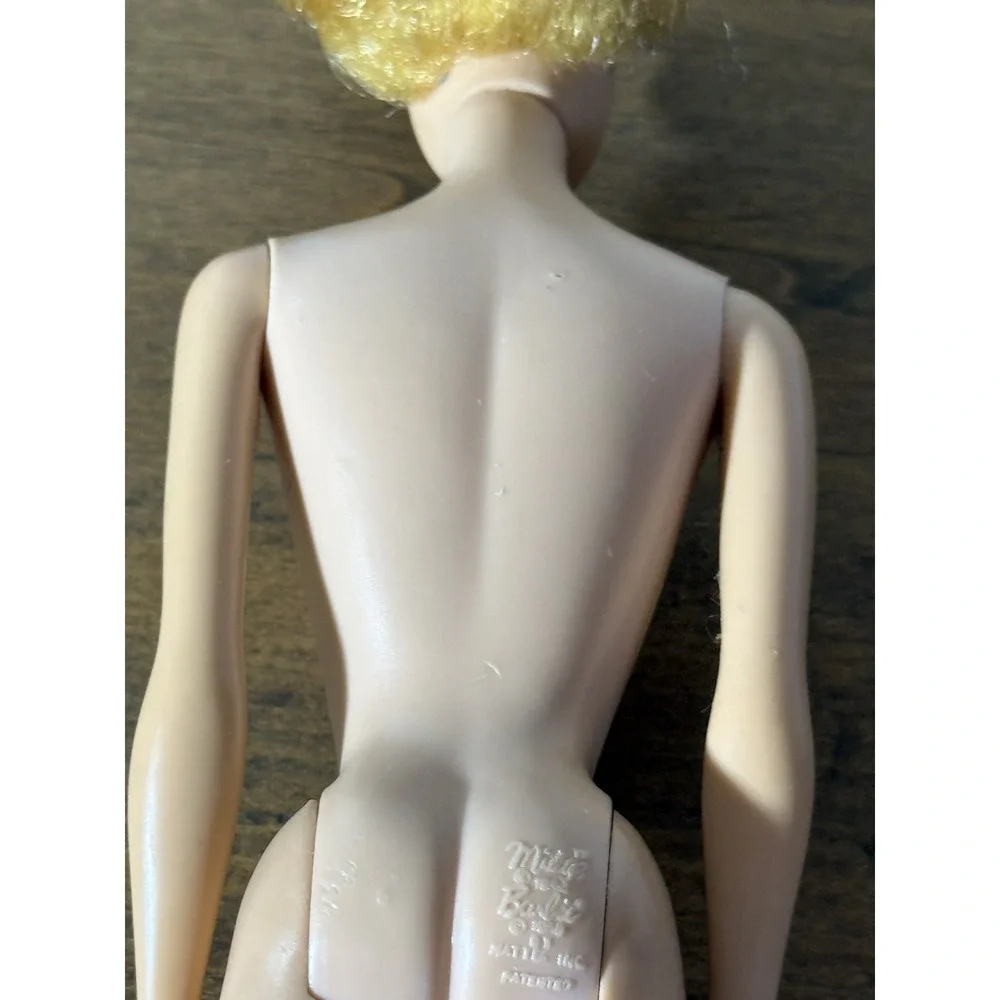 Vintage 1962 Midge Barbie Doll Straight Leg Blonde Hair Mattel Patented⁠ Parts - Picture 8 of 13